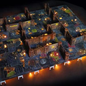 Kill Team & Boarding Actions Terrain | Greenskin Kroozer | Gothic Sector: Lost Ships | 28mm Modular Sci-Fi Terrain for 40K, Kill Team