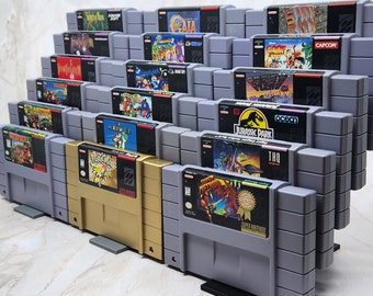 Retro Game Cartridge Stand: Holds 300+ SNES, N64, SEGA Games