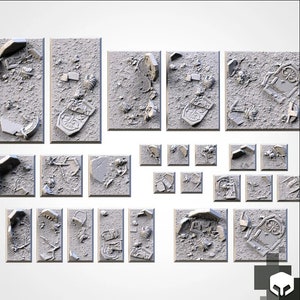 Graveyard Bases | Txarli Factory | Thematic Square/Rectangle Bases for all of your tabletop gaming needs
