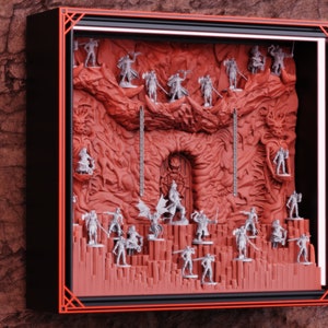 Hellscape Diorama for Miniature Display