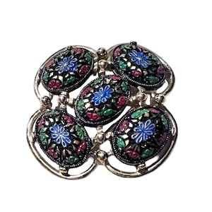 vintage brooch, vintage sarah coventry, sarah coventry brooch, vintage jewelry, vintage accessories, gold brooch, signed brooch, vintage