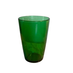 Vintage Anker Becher, Waldgrün Glas, Vintage grünes Glas, Vintage Becher, Glasbecher, Vintage Trinkglas, Anker Becher