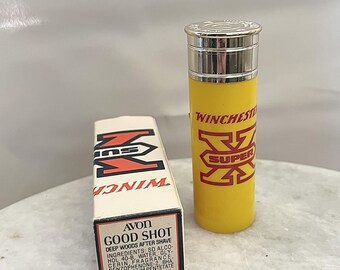 vintage avon good shot, avon winchester, avon dead shot bottle, good shot cologne, avon cologne, avon full cologne, avon bottle collectible