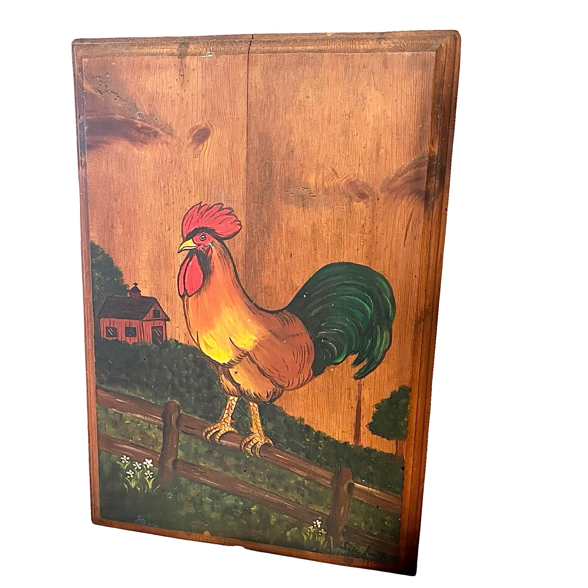 Vintage Rooster Decor, Vintage Farmhouse, Farmhouse Decor, Rooster