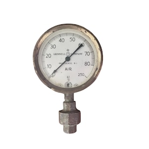 Vintage Messingdruck Manometer, Vintage Manufaktur, Vintage Manufaktur, Vintage Sammlerstück, Vintage Messing, Vintage Papa Geschenk, Vintage Dekor