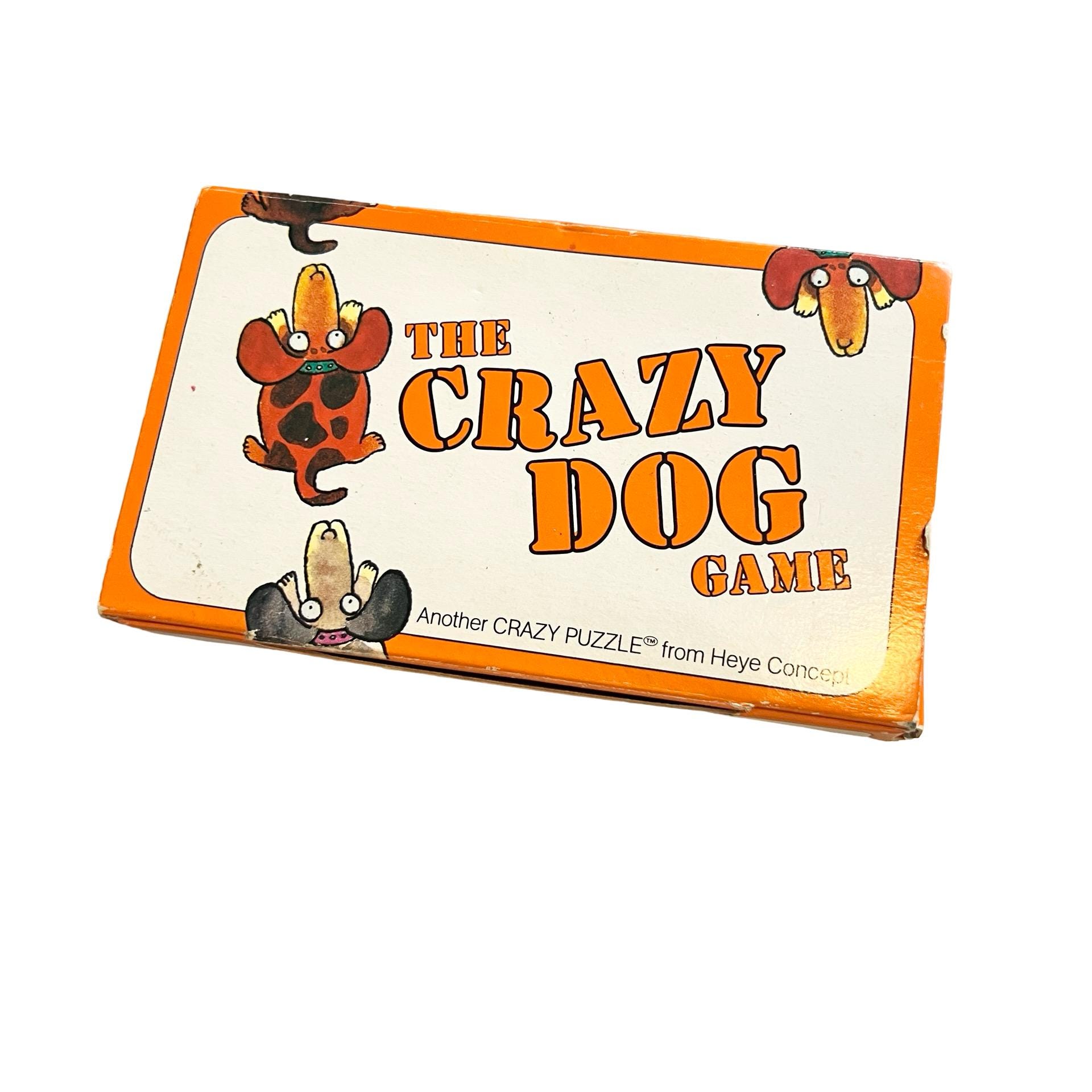 1980s Game, the Crazy Dog Game, Vintage Puzzle Game, Vintage Kids
