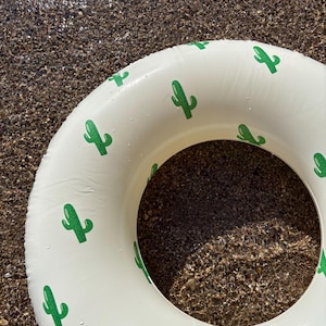 Cactus Willow & Fox Kids Swim Ring: Hand-Printed Inflatable Float