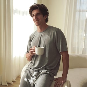 Mens Pajama Shirt, Extremely Soft, Light Weight and Breathable Pajamas, Best Pajamas, Luxurious and Comfortable, No More Sweaty Nights