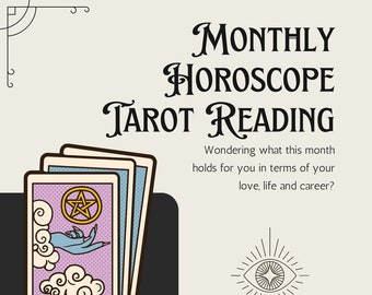 Monthly Horoscope and Predictions Tarot Reading SAME DAY