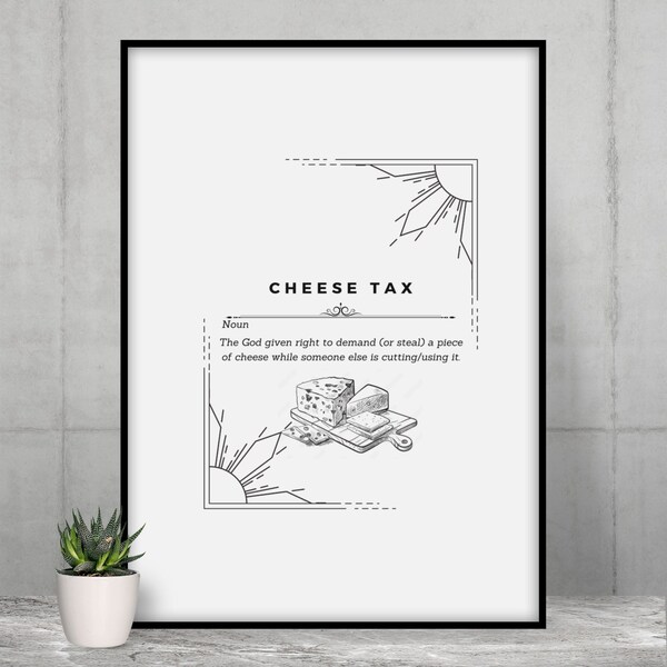 Cheese Song Art Etsy