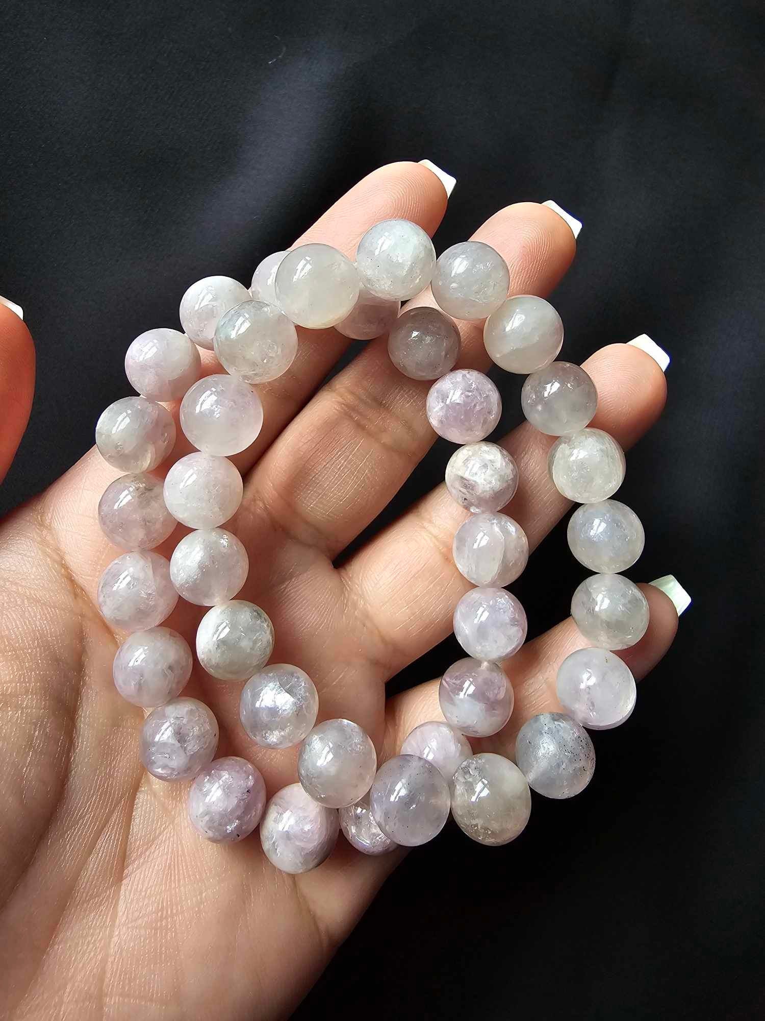 Pink Emerald Bracelet 11mm | Natural Crystal | High Quality
