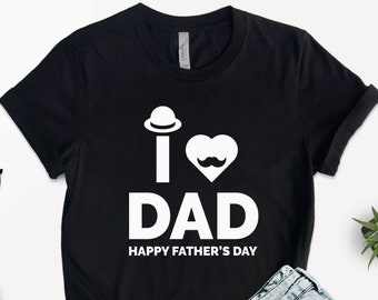 I Love Dad Shirt, Dad Shirt, Toddler Shirt , Father Son Shirt, Funny Dad Shirt, Happy Father's Day Shirt, Father's Day from Daughter