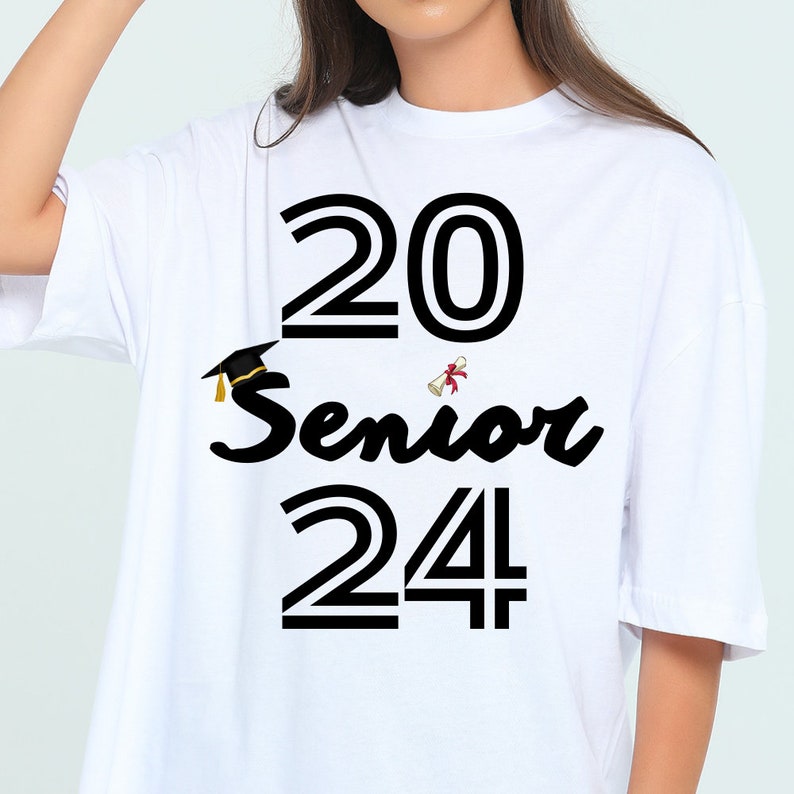 Senior 2024 Svg, Class of 2024, 2024 Graduate, Seniors, Graduation Svg