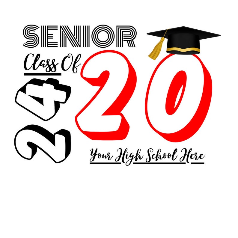 Senior 2024 Svg Png Svg Class of 2024 SVG Graduation 2024 Etsy