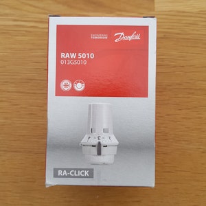 Tête thermostatique Danfoss RAW 5010 bouton pression blanc 013G5010 NEUF avec garantie image 7