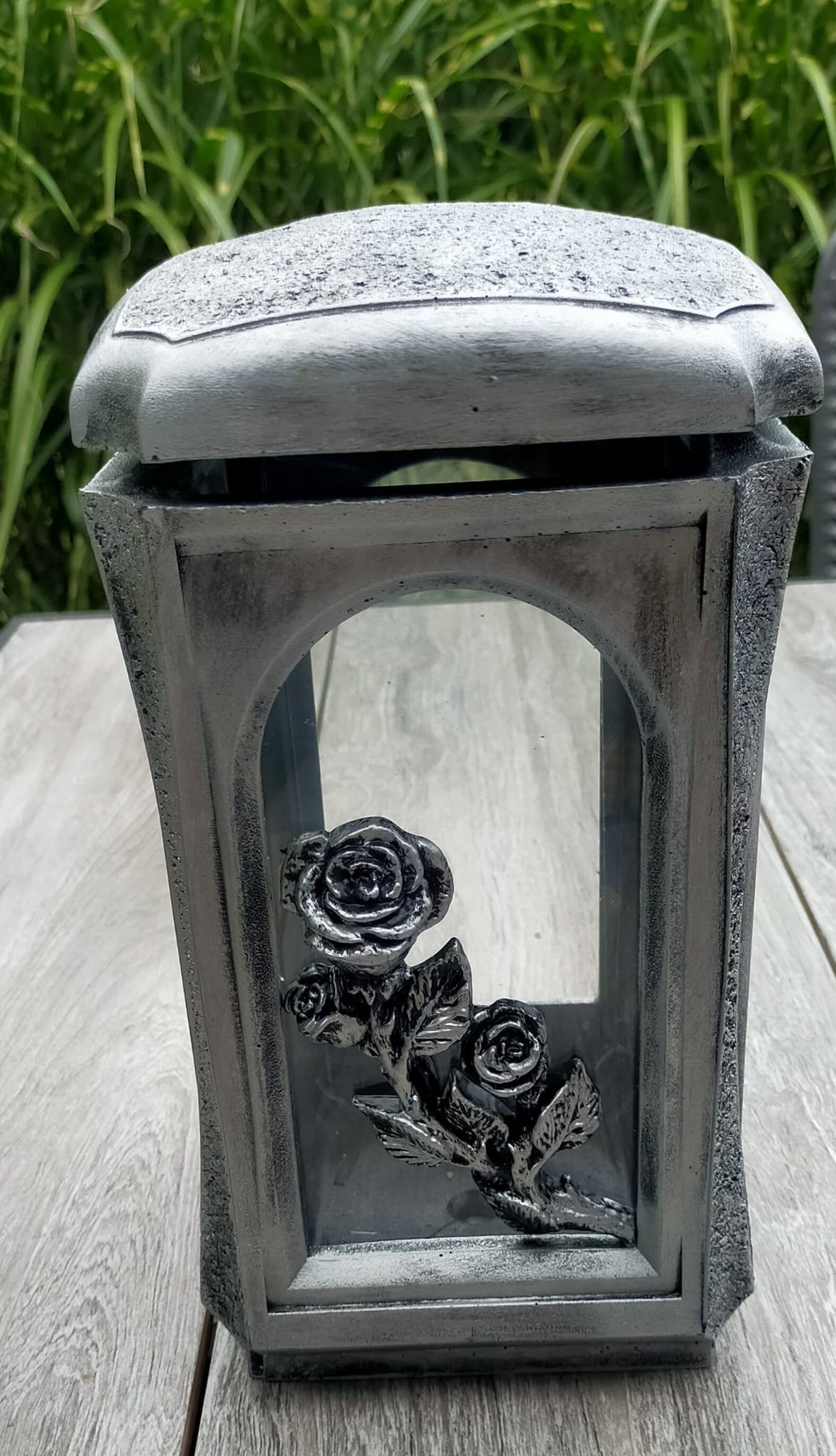 Candela Bianca Per Tomba Per Luci Solari Per Tombe Del Cimitero 1 Pezzo~p139778543 - Foto 2