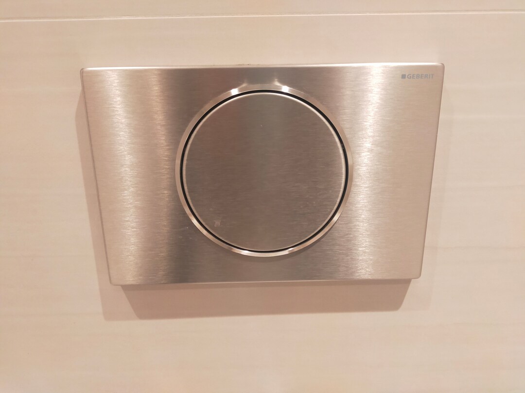 Betätigungsplatte GEBERIT Sigma 10 Platte Edelstahl gebürstet / Taster ...
