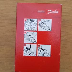 Tête thermostatique Danfoss RAW 5010 bouton pression blanc 013G5010 NEUF avec garantie image 8