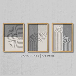 Mid Century Artful Art Geometric Painting Geometric Wall art Geometric Wall Decor Geometric Artful Art