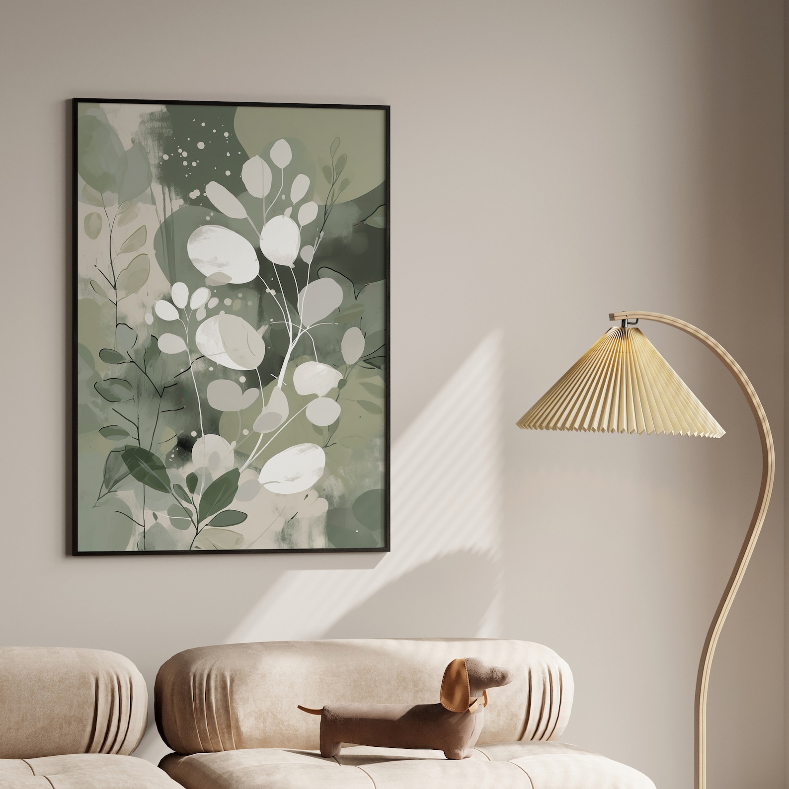 Sage Green Wall Art Prints Set of 3 Prints Botanical Etsy