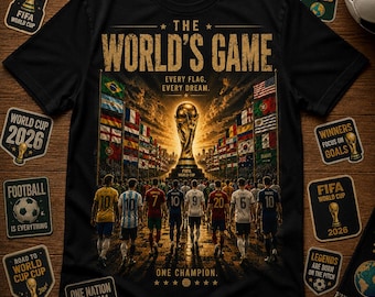 World Cup 2026 Football Legends Graphic (Digital Download)