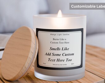 Smells Like Custom Candle Blank Label Candle Custom Logo Personalized Candle Gift for Her Best Friend Gift Funny Candles Unique Gift