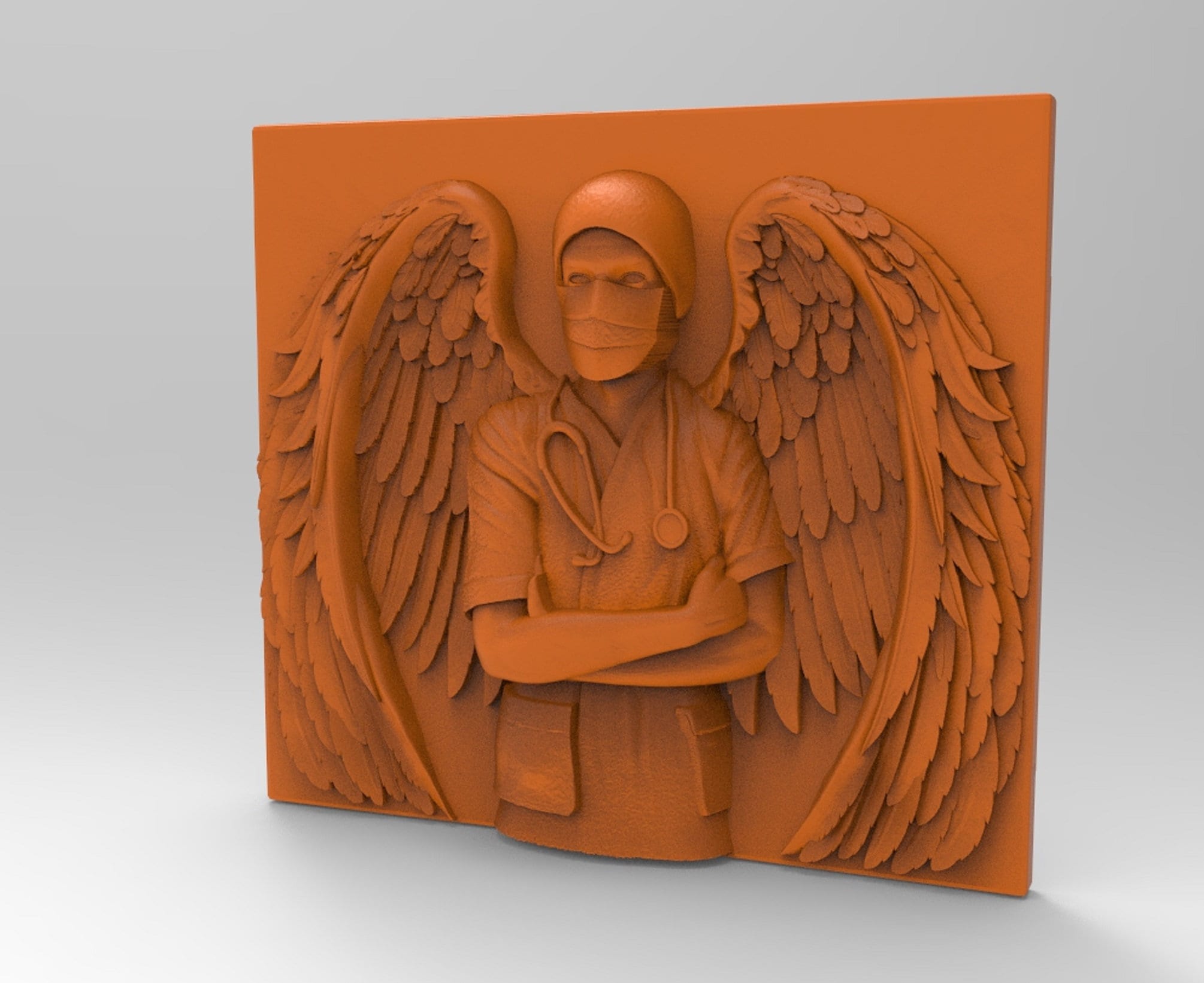 Stl File Doctor Angel Doctor Stl Files, CNC Router Engraver, Vetric, V-carve, CNC Files ...