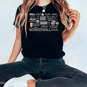 Oasis Reunion Concert 2025 Oasis 2025 Tour Shirt, Oasis Tracklist Tee, Beautiful Oasis 2025 Concert Shirt, Viral Oasis Concert Shirt, Oasis