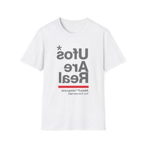 Aliens Exist Shirt Tom Was Right Flipped/Mirrored Graphic Tee, UFO Conspiracy Shirt, Pop Punk Style, Retro Look, Aliens Are Real Shirt