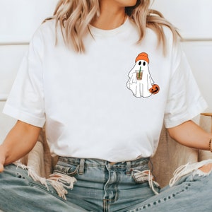 Spooky Halloween Shirt, Cute Boxy Shirt, Future Ghost Black Unisex T-Shirt, Trendy Halloween Shirt, Festive, Funny Graphic Tee, Ghost Shirt