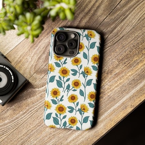 Sunflower Phone Case for iPhone Sunflower Radiance Phone Case iPhone 15 Case | iPhone 15 Pro Max iPhone 14 Case iPhone 13 Sunflower iPhone