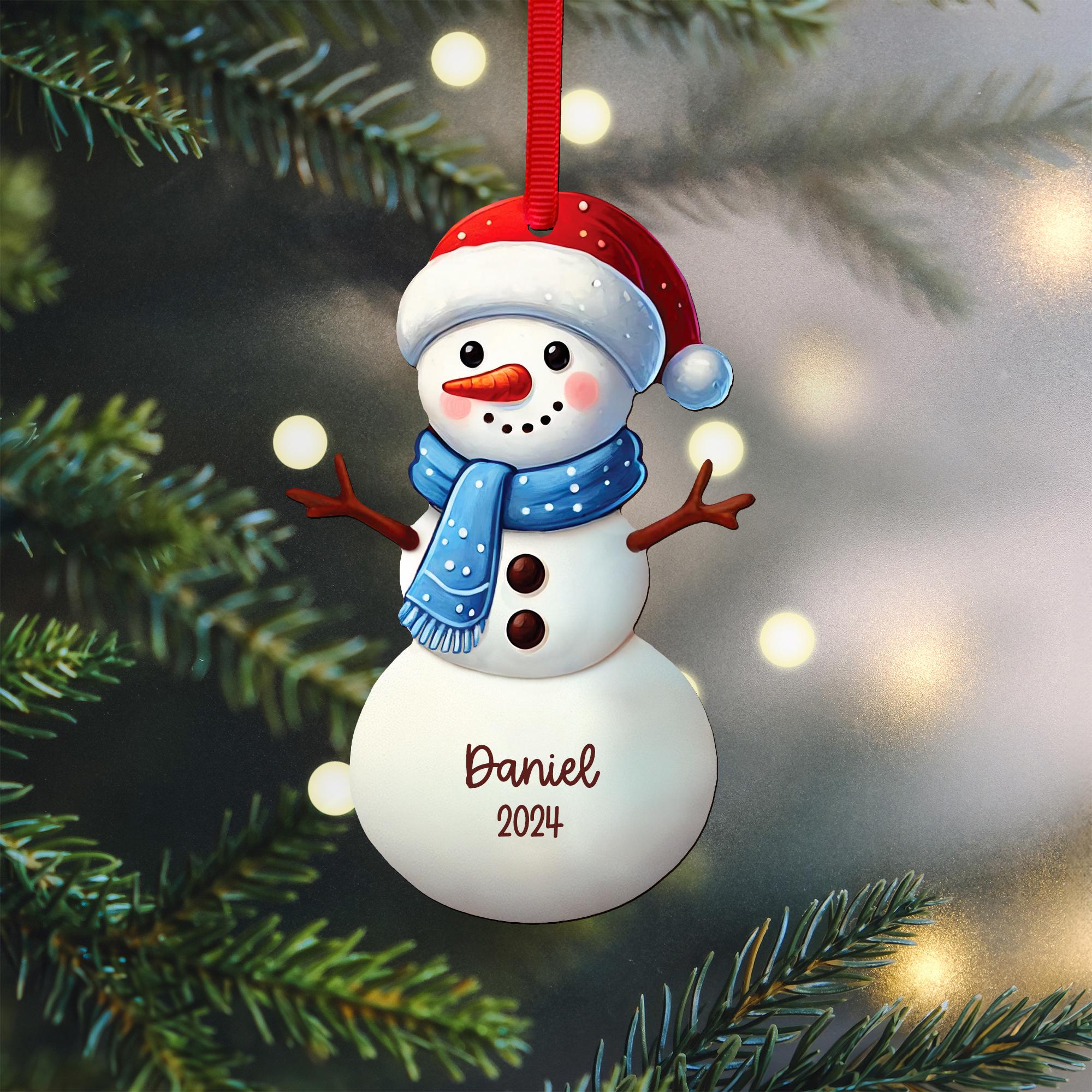 Snowman With Name - Etsy