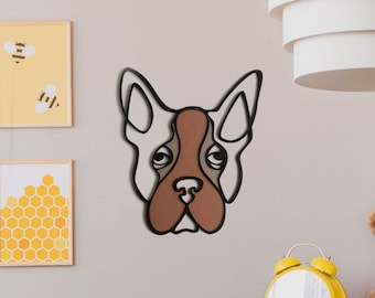 Abstract Face Wooden Wall Art | Modern Home & Office Decor