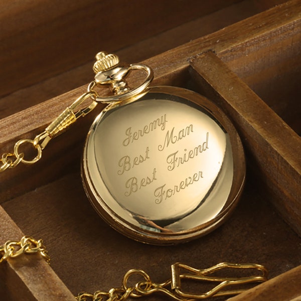 Custom Pocket Watch Etsy