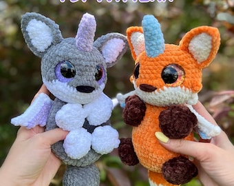 Pandora the Mythical Pup / pdf-patroon / gehaakt, amigurumi, beginner, mythisch wezen