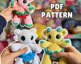 Eggatha le mini oeuf de dragon / Patron PDF / crochet, amigurumi, débutant