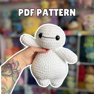 Robot Gordito / Patrón PDF / crochet, amigurumi, principiante