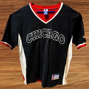 Chicago Bulls NBA Shooting Jersey, Large, 1990er Jahre, offiziell, Vintage