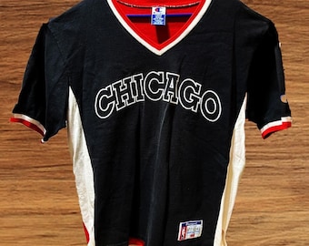 Chicago Bulls NBA Shooting Jersey, Large, 1990's Official, Vintage