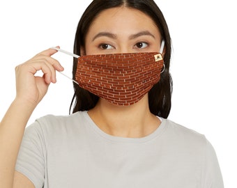 Snug-Fit Brick Fabric Face Mask
