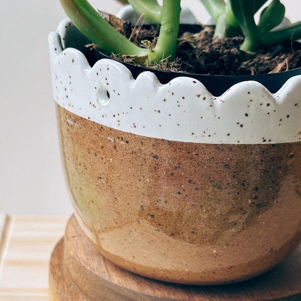 Planters With Drainage Etsy