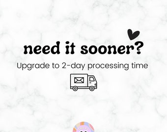 Expedited Order Processing: 2-Day Rush Service