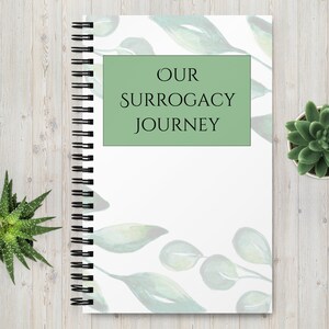 Journal de maternité de substitution / Livre de souvenirs 60 pages | Album | Cadeau de maternité de substitution | Journal de grossesse | Étape importante de la grossesse | Livre bébé à téléchargement numérique