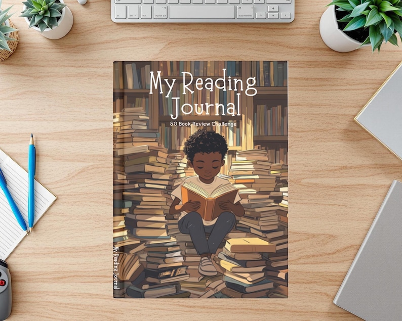 Black Children’s Reading Journal | 50 Book Challenge - Celebrating Books by Black Authors & Illustrators | Book Reviews Young Readers