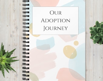 Libro de registro de adopción: Documente su camino hacia la paternidad, perfecto para futuros padres / Libro de recuerdos personalizable del viaje de adopción