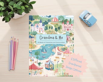 Diario para abuelos "Tú y yo": 52 preguntas semanales para compartir. Libro de recuerdos para fortalecer el vínculo entre la abuela, el abuelo, el abuelo y el nieto pequeño.