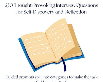 The Story of My Life: 250 Thought-Provoking Interview Questions for Meaningful Conversations | Digital Download | Life Stories Family Legacy