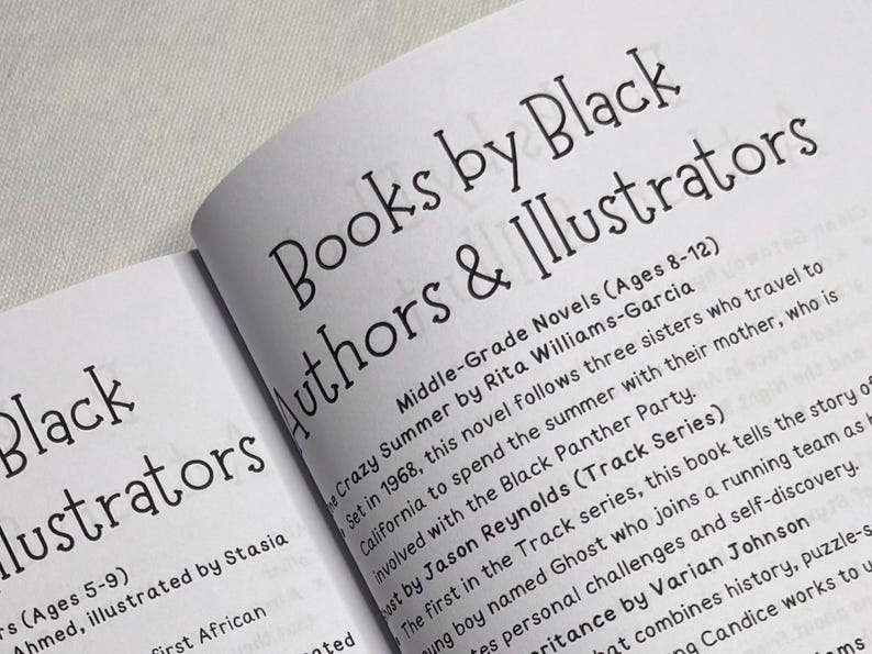 Black Children’s Reading Journal | 50 Book Challenge - Celebrating Books by Black Authors & Illustrators | Book Reviews Young Readers