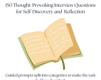 The Story of My Life: 150 Thought-Provoking Interview Questions for Meaningful Conversations | Digital Download | Life Stories Family Legacy