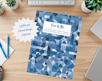 Parent-Teen Child Conversation Journal - You & Me | 52 Guided Back-and-Forth Questions | Family Bonding Workbook Prompts for Teens + Parents